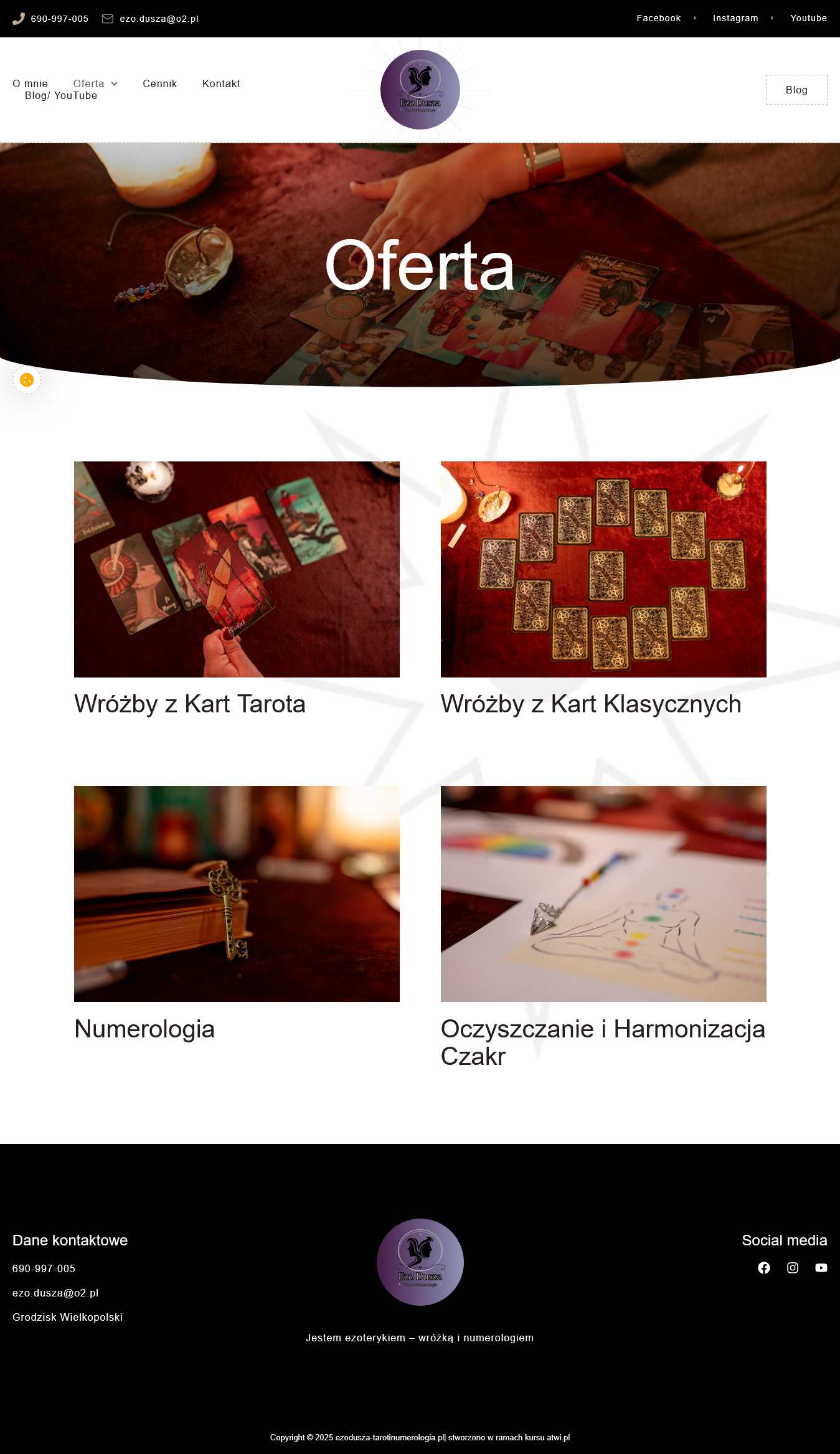 Ezodusza - Tarot i Numerologia.