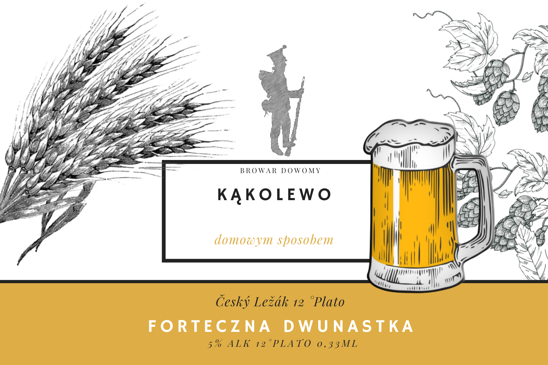 Etykieta browaru domowego